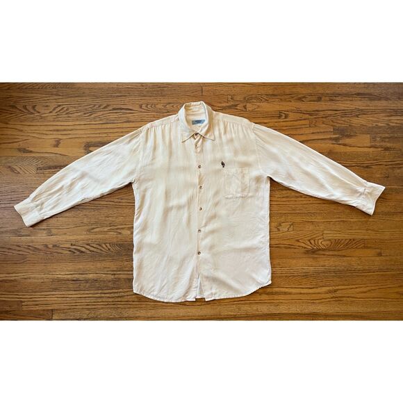 Vintage ICEBERG Cream Silk Winnie The Pooh Button Up Top Shirt  Mens Size Medium - Picture 3 of 13